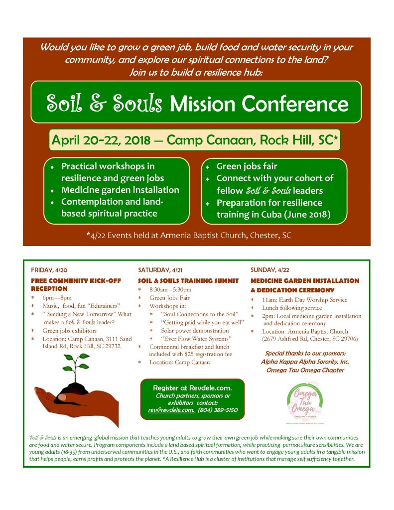Flyer from 2018 Mission Conference